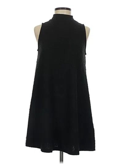Pre-owned Blu Pepper Casual Dress In Black