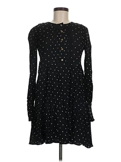 Pre-owned Blu Pepper Casual Dress In Black