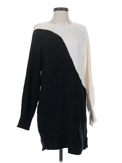 Pre-owned Blu Pepper Casual Dress In Black