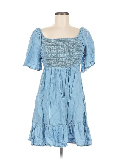 Pre-owned Blu Pepper Casual Dress In Blue