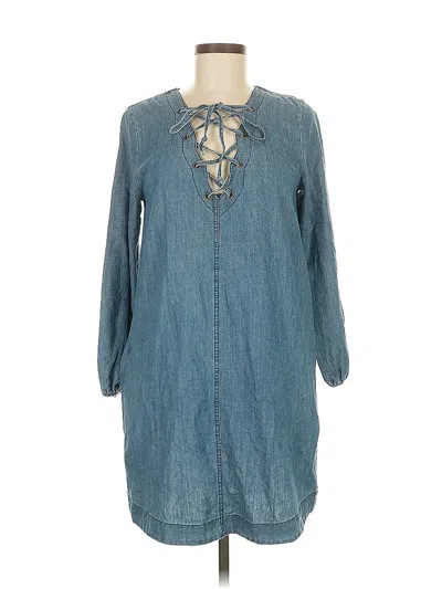 Pre-owned Blu Pepper Casual Dress In Blue