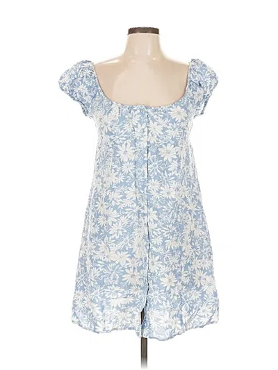 Blu Pepper Casual Dress In Blue