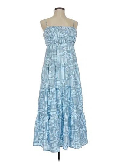 Pre-owned Blu Pepper Casual Dress In Blue