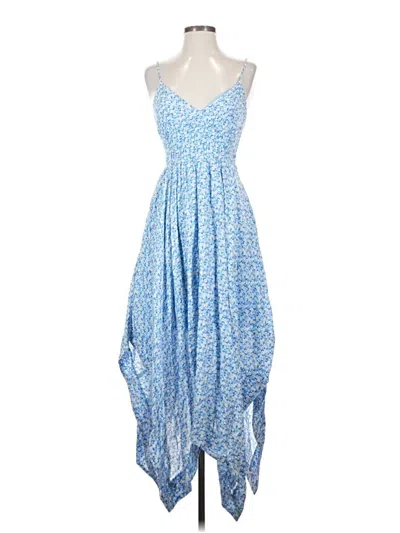 Pre-owned Blu Pepper Casual Dress In Blue