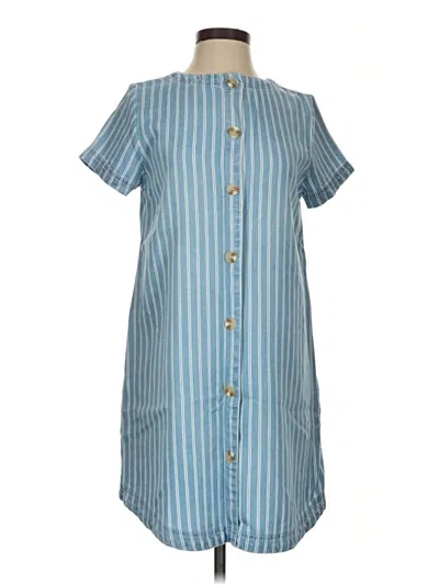 Pre-owned Blu Pepper Casual Dress In Blue