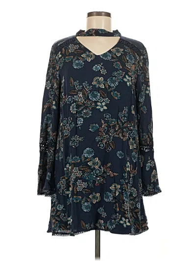 Pre-owned Blu Pepper Casual Dress In Blue