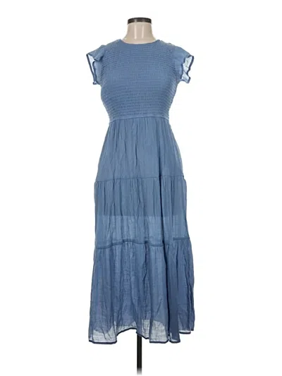 Pre-owned Blu Pepper Casual Dress In Blue