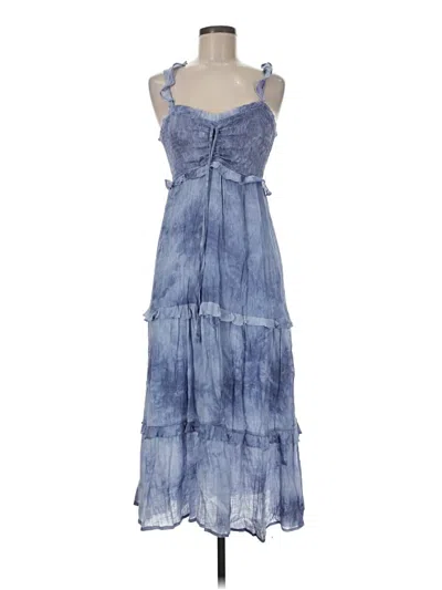 Pre-owned Blu Pepper Casual Dress In Blue