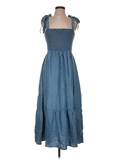 Pre-owned Blu Pepper Casual Dress In Blue