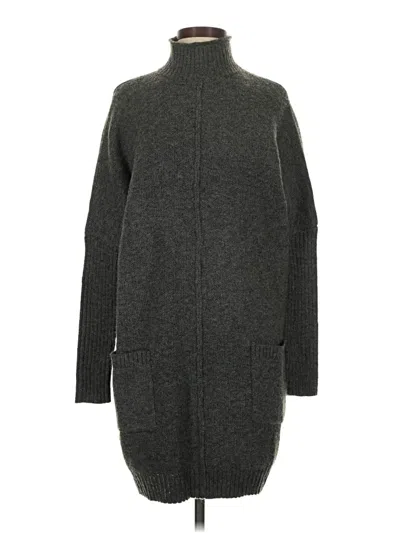 Pre-owned Blu Pepper Casual Dress In Gray