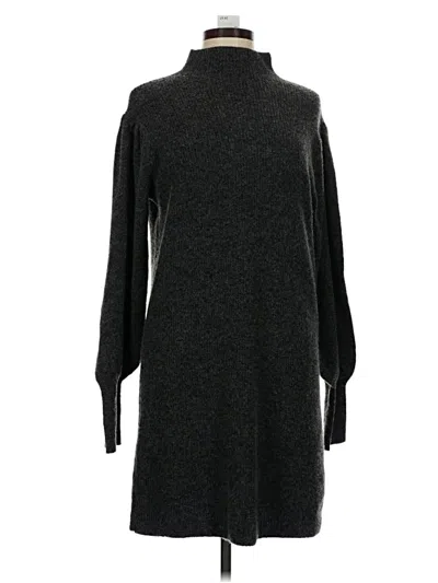 Pre-owned Blu Pepper Casual Dress In Gray