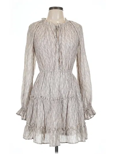 Blu Pepper Casual Dress In Gray