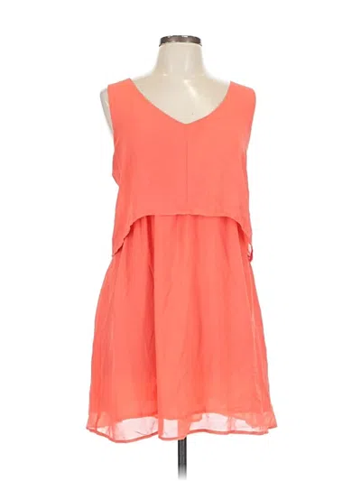 Pre-owned Blu Pepper Casual Dress In Orange