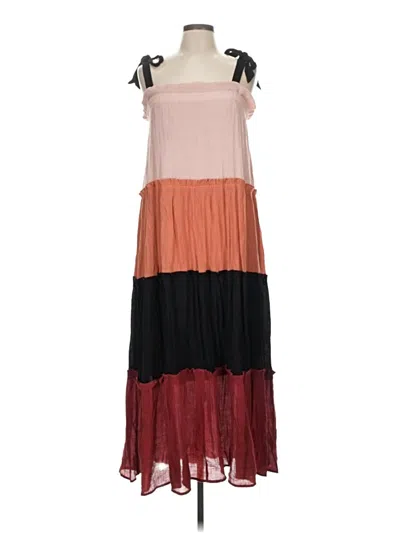 Pre-owned Blu Pepper Casual Dress In Pink