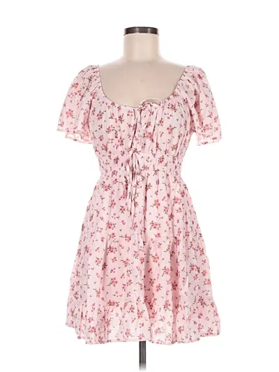 Pre-owned Blu Pepper Casual Dress In Pink