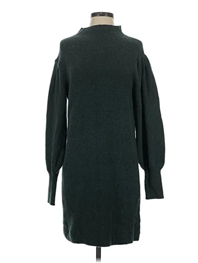 Pre-owned Blu Pepper Casual Dress In Teal
