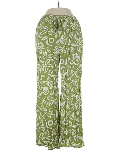 Pre-owned Blu Pepper Casual Pants In Green