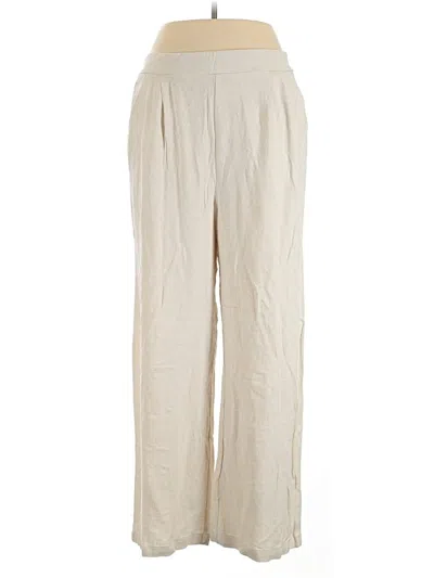 Pre-owned Blu Pepper Casual Pants In Ivory