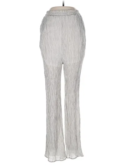 Pre-owned Blu Pepper Casual Pants In Silver