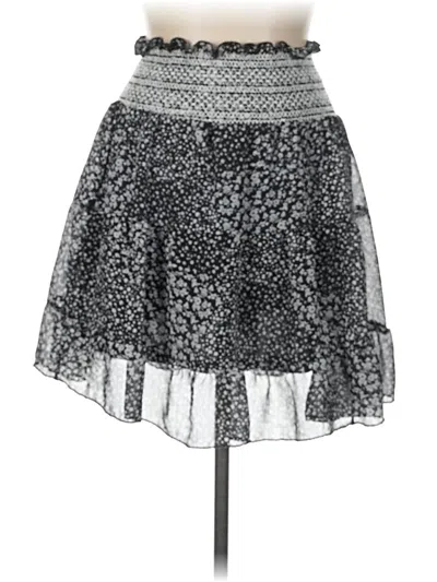 Pre-owned Blu Pepper Casual Skirt In Black