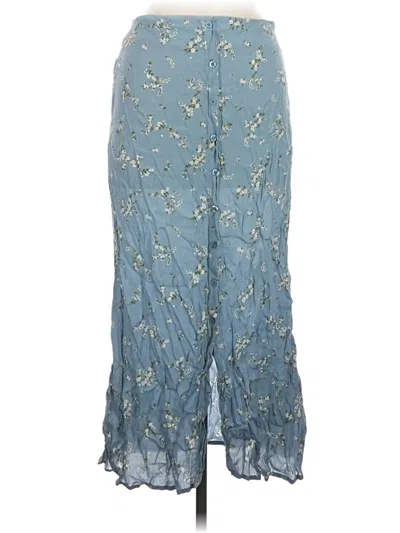 Pre-owned Blu Pepper Casual Skirt In Blue