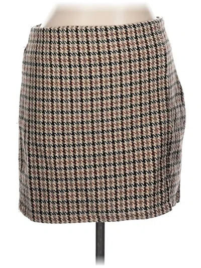 Pre-owned Blu Pepper Casual Skirt In Brown