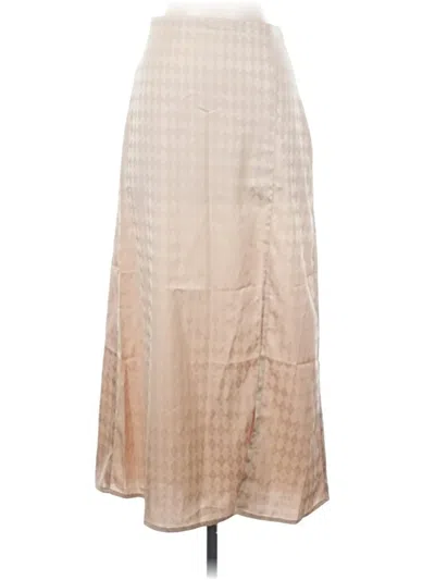 Pre-owned Blu Pepper Casual Skirt In Tan