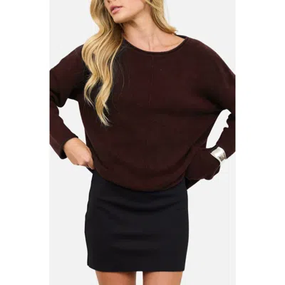 Blu Pepper Center Seam Sweater In Gold