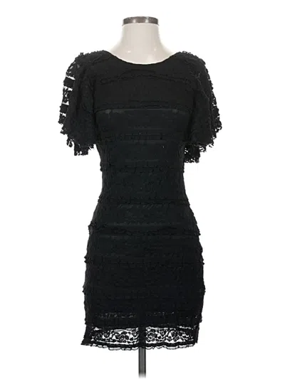Pre-owned Blu Pepper Cocktail Dress In Black