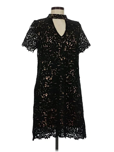 Pre-owned Blu Pepper Cocktail Dress In Black