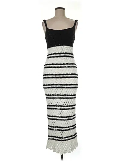 Pre-owned Blu Pepper Cocktail Dress In Black