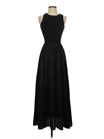 Pre-owned Blu Pepper Cocktail Dress In Black