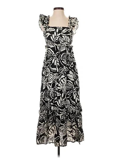 Pre-owned Blu Pepper Cocktail Dress In Black