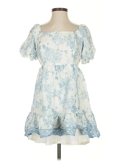 Pre-owned Blu Pepper Cocktail Dress In Blue