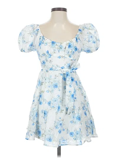 Pre-owned Blu Pepper Cocktail Dress In Blue