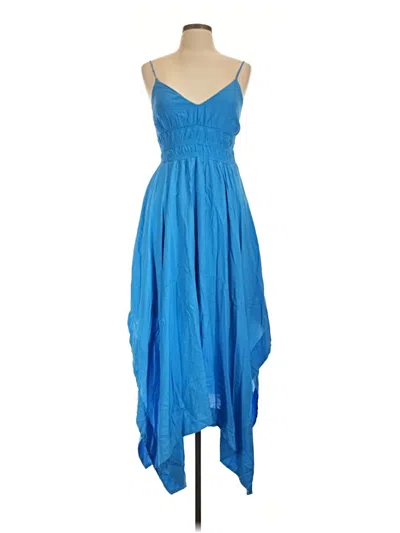 Pre-owned Blu Pepper Cocktail Dress In Blue