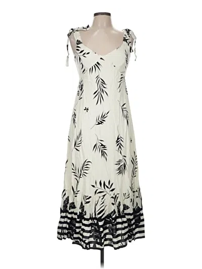 Pre-owned Blu Pepper Cocktail Dress In Ivory