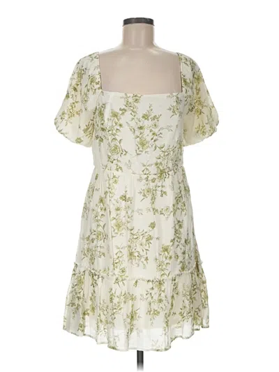 Pre-owned Blu Pepper Cocktail Dress In Ivory