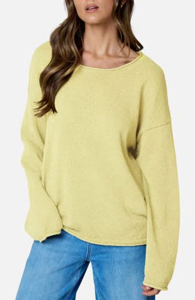 Blu Pepper Crewneck Sweater In Yellow