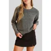 Blu Pepper Crewneck Sweater In Charcoal