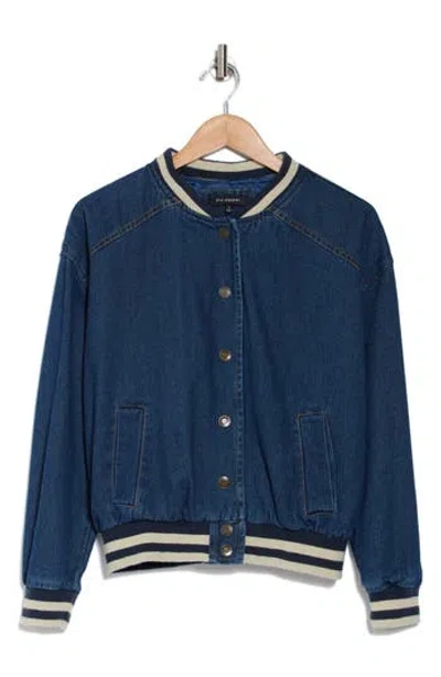 Blu Pepper Denim Bomber Jacket