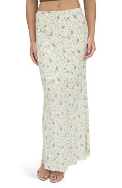 Blu Pepper Floral Maxi Skirt In Pattern