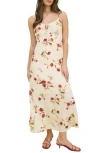 BLU PEPPER BLU PEPPER FLORAL MAXI SUNDRESS