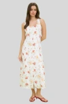BLU PEPPER BLU PEPPER FLORAL MAXI SUNDRESS