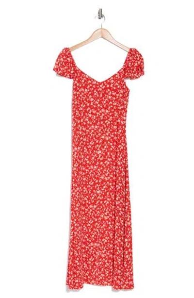 Blu Pepper Floral Midi Dress