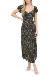 Blu Pepper Floral Midi Dress