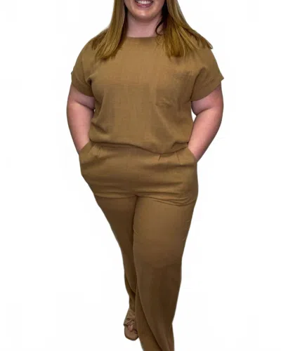 Blu Pepper I'm That Girl Set In Mocha In Green