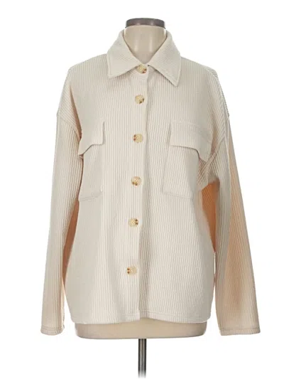 Pre-owned Blu Pepper Jacket In Ivory