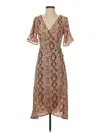 Blu Pepper Kimono In Brown