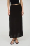 Blu Pepper Midi Skirt In Black